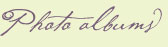 Photo albums